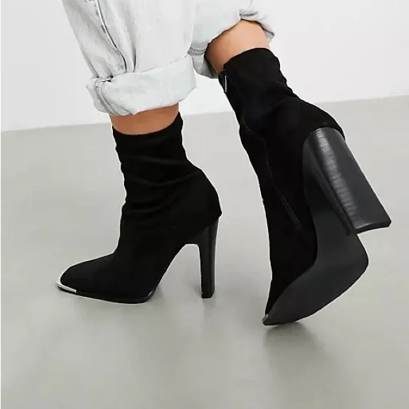 ASOS Design Electra Sock Boots - Picture 4 of 4
